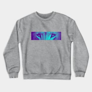 Lion Eyes (Light Blue) Crewneck Sweatshirt